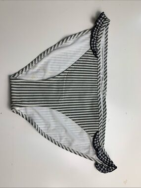 aerie NWOT Black and White Striped Bikini Bottom